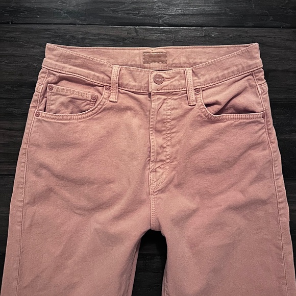 MOTHER Darling Ankle Crop Desert Coral Jeans Sz 26 $258 - Picture 2 of 3